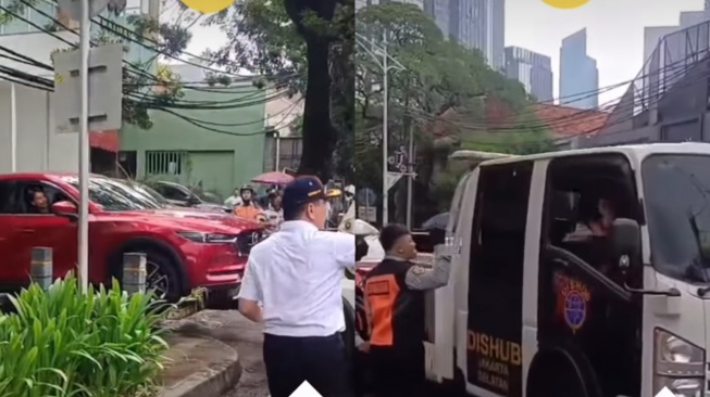 Buntut Viral di Medsos, Kawasan Senopati Kena 'Sikat' Petugas: Mobil Mewah Ikut Kena Angkut!