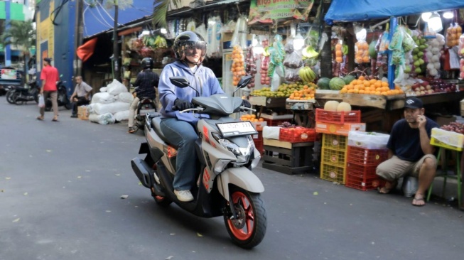 Yamaha Gear Ultima solusi transportasi paling rasional bagi masyarakat urban yang ingin tetap produktif namun hemat. (Foto: SUARA.COM/Alfian)