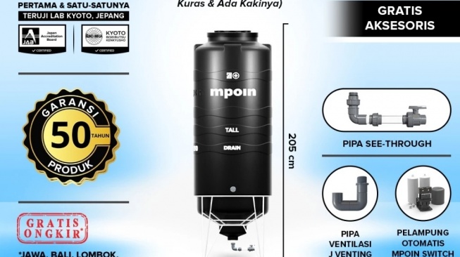 Mpoin Tipe Tall Drain 550 (Shopee)