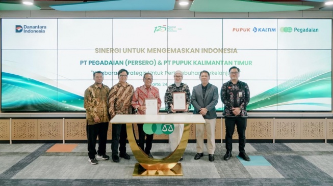 Sinergi Mengemaskan Indonesia, Pegadaian - Pupuk Kaltim Kolaborasi Demi Pertumbuhan Berkelanjutan
