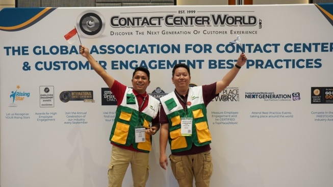 Ajang Contact Center World sendiri merupakan salah satu kompetisi dan forum internasional yang mempertemukan organisasi-organisasi terbaik di kawasan Asia Pasifik untuk menampilkan praktik unggulan. (Dok: Pegadaian)