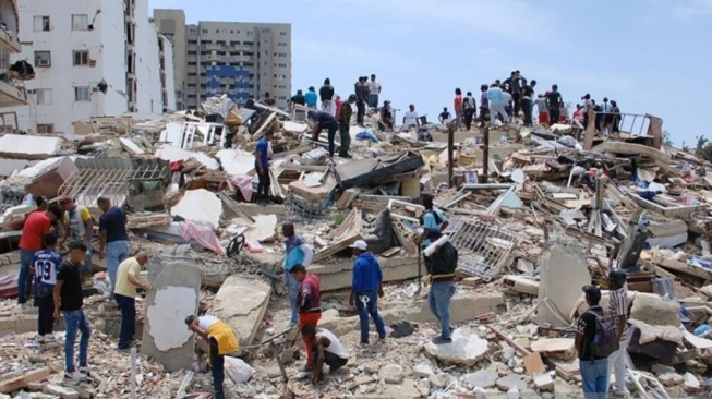 Gempa bumi dahsyat di Venezuela menewaskan 235 orang dan melukai ribuan warga lainnya. (Antara)
