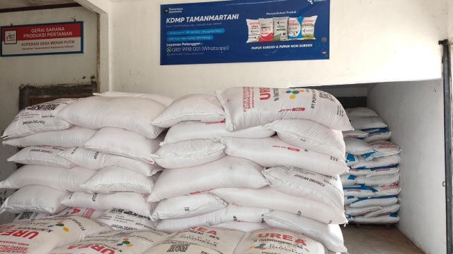 Salah satu unit usaha unggulan KDMP Tamanmartani adalah penyaluran pupuk bersubsidi. (Dok: LPDB)