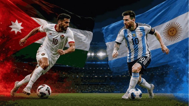Laga Argentina vs Yordania: Saat Magis Lionel Messi Diuji Tembok Rapat 5 Bek