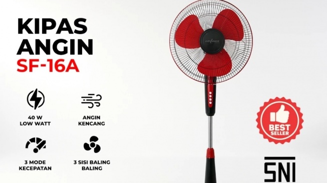 Advance 16 inch Stand Fan Votre SF-16A (Shopee)