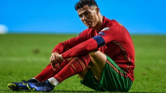 Kapten timnas Portugal, Cristiano Ronaldo, menyampaikan pesan usai hasil imbang 0-0 melawan Kolombia di Piala Dunia 2026. [Istimewa]
