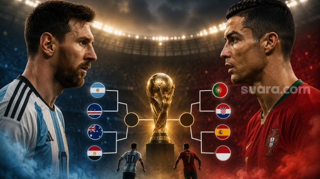 Skenario Ronaldo vs Messi di Piala Dunia 2026: Final atau Perebutan Juara 3