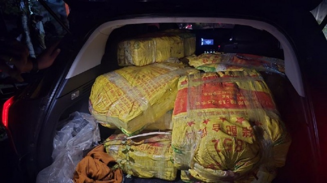 Drama Penangkapan HR-V di Lhokseumawe, Polisi Temukan 13 Karung Sabu Asal Thailand