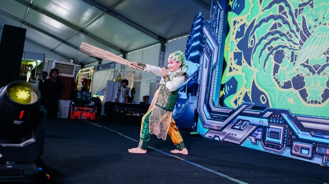 Lomba tari kreasi dalam perhelatan GPR x DKG 2026 di Palembang [dok humas BI]