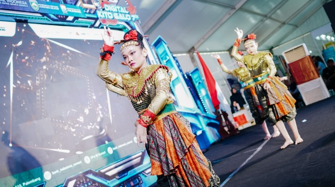 Lomba tari kreasi dalam perhelatan GPR x DKG 2026 di Palembang