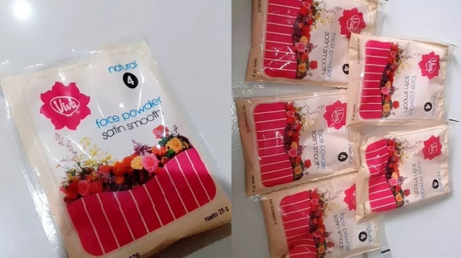 Bedak Sachet Viva. (Kolom review Shopee Viva Cosmetics Official Shop)