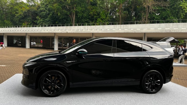 Xpeng lengkapi jajaran produk mobil listriknya di Indonesia dengan meluncurkan G6. (Foto: SUARA.COM/Michele Alessandra)