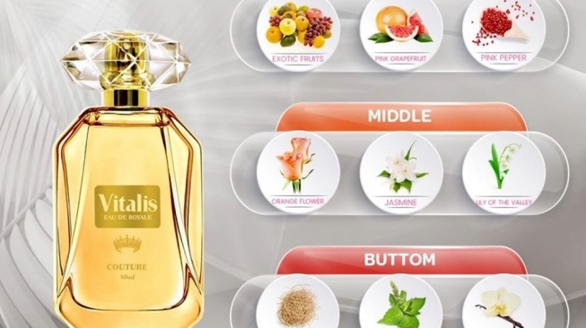 Vitalis Eau de Royale Couture. (Shopee)