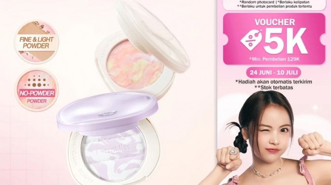 Bedak untuk kulit kering. (Shopee)