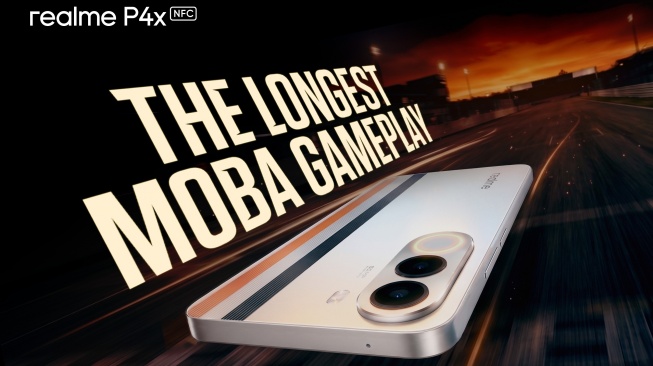 Realme P4x Pecahkan Rekor MURI Main Game MOBA 10 Jam Nonstop