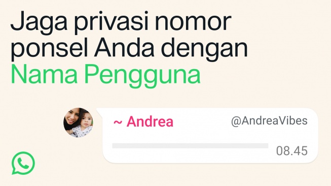 WhatsApp perkenalkan Username. [WhatsApp] 