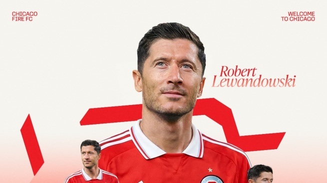 Susul Messi ke Amerika, Robert Lewandowski Resmi Gabung Chicago Fire, Kontrak Hingga 2028