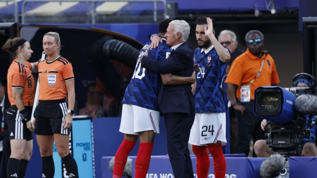 Kylian Mbappe melontarkan candaan soal AC usai membawa Prancis lolos ke 16 besar Piala Dunia 2026. Les Bleus selanjutnya akan menghadapi Paraguay. [FIFA]
