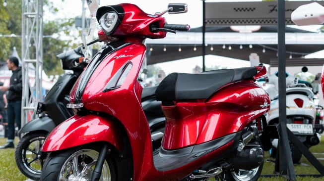 Inspirasi Yamaha Grand Filano dengan Gaya Racing Look yang Sedang Jadi Tren Modifikasi