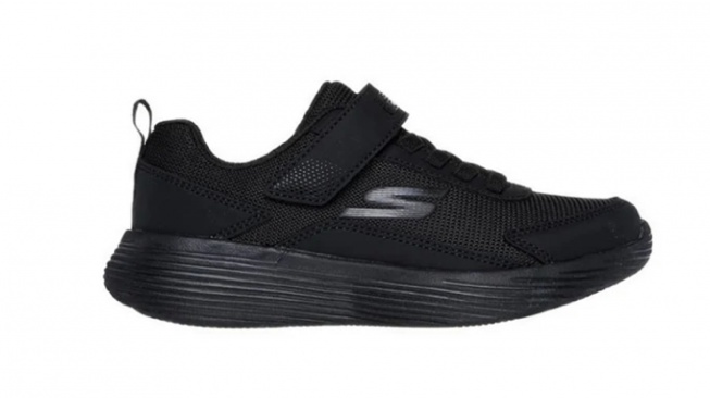 Skechers GO RUN 400 V2 Boy's Shoes sepatu sekolah hitam (skechers)