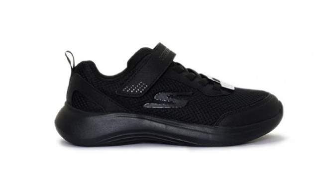 Skechers Selectors Boy's Lifestyle Shoes sepatu sekolah hitam (skechers)