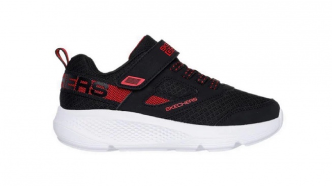 Skechers GO RUN Elevate – Astonishing Speed Boy's Lifestyle Shoes sepatu sekolah hitam (skechers)