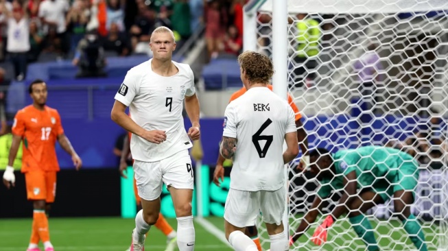 Haaland Kembali Jadi Pahlawan meski Norwegia Minim Peluang, Pelatih: Dia Finisher Terbaik di Dunia