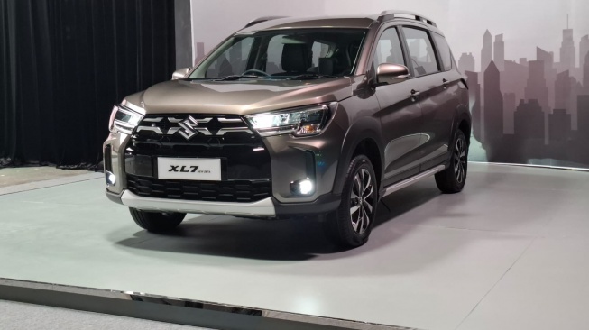 PT Suzuki Indomobil Sales (SIS) menghadirkan penyegaran eksterior pada Suzuki XL7. (SUARA.COM/Manuel Jeghesta)