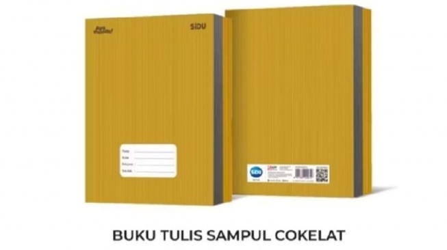 SiDU Buku Tulis Cover Sampul Nama (shopee)