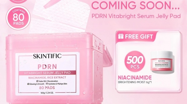 Skintific Brightening PDRN Serum Jelly Pad (Shopee)