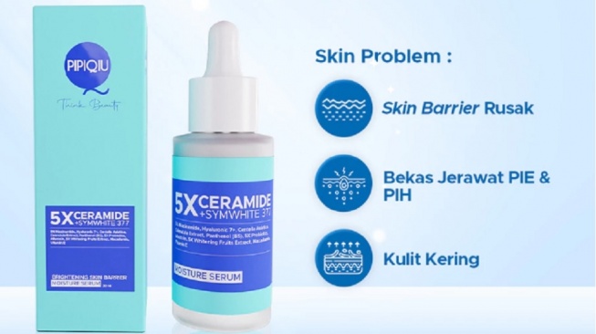 Pipiqiu 5X Ceramide+SymWhite377 Moisture Serum (Shopee)