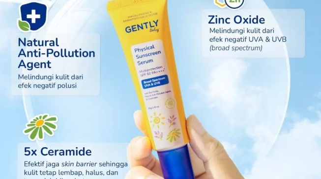 Gently Baby Physical Sunscreen Serum (Shopee)