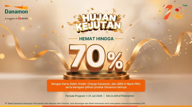Catat Tanggalnya! Danamon Siapkan "Hujan Kejutan" Sambut HUT ke-70