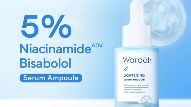 Wardah Lightening 5% Niacinamide Serum Ampoule (Shopee)