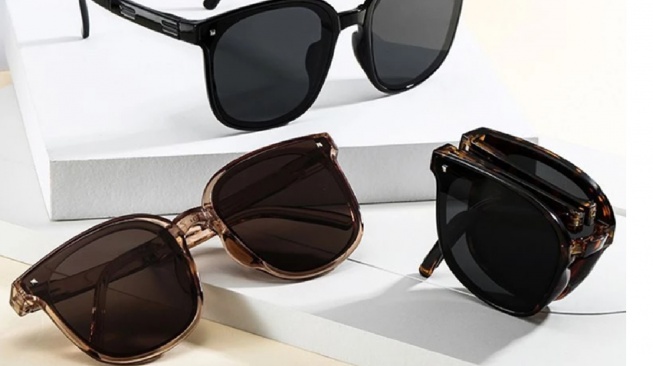 Gentle Fawn kacamata Anti UV Protection Foldable Sunglasses 822 (shopee)
