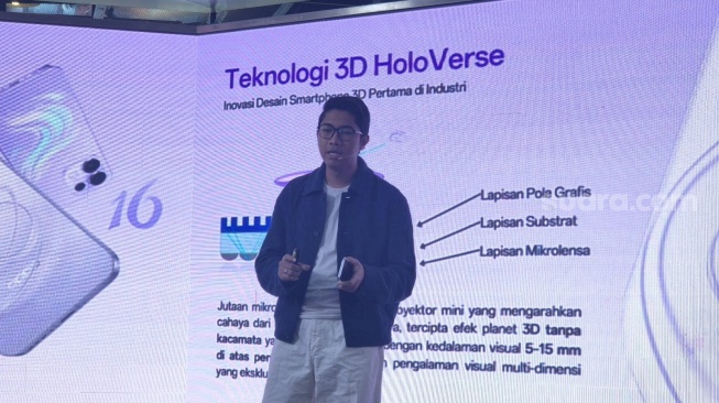 Product Manager OPPO Indonesia, Deni Setiawan. [Suara.com/Dythia]