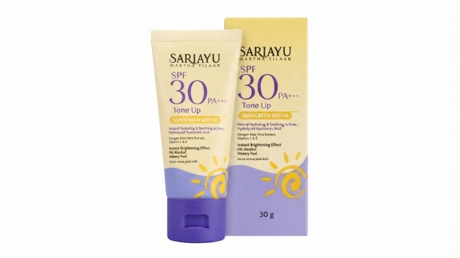 Sariayu Tone Up Sunscreen Serum SPF 30 PA+++