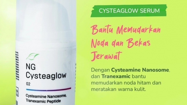 Naavagreen Cysteaglow Serum (Shopee)