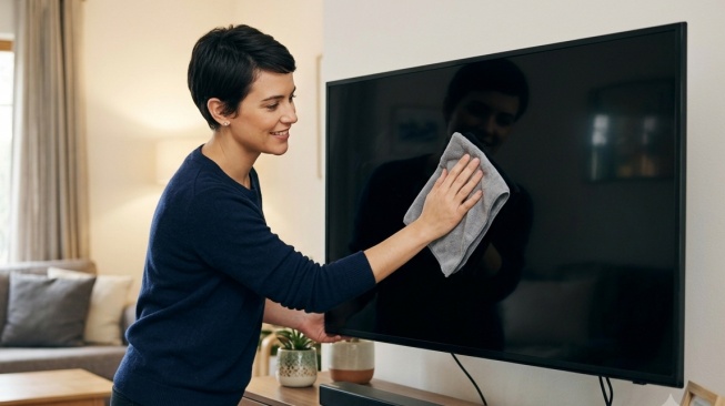 Panduan Membersihkan Layar TV Led yang Benar, Jangan Pakai Sembarang Kain