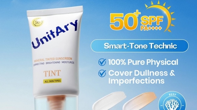 Unitary Mineral Tinted Sunscreen SPF 50+ PA++++ (Shopee)