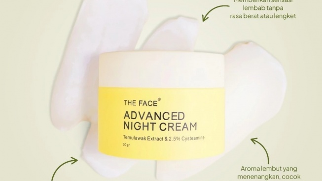 The Face Advanced Night Cream (Shopee)