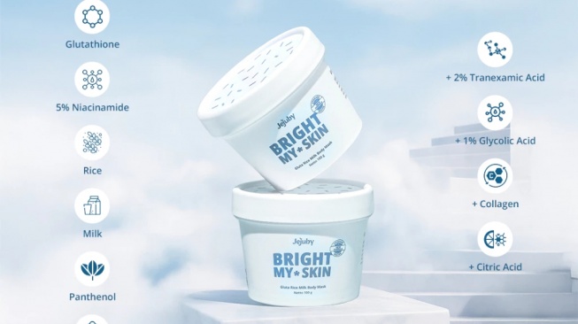 Jejuby Gluta Rice Milk Mask 2in1.