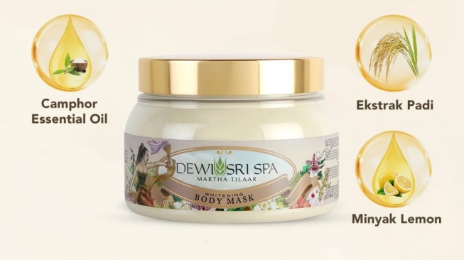 Dewi Sri Spa Whitening Body Mask.