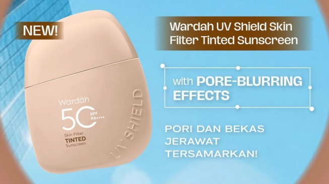 Wardah UV Shield Skin Filter Tinted Sunscreen SPF 50 PA++++ (Shopee)