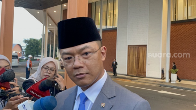 Menteri Luar Negeri RI Sugiono (Suara.com/Novian)