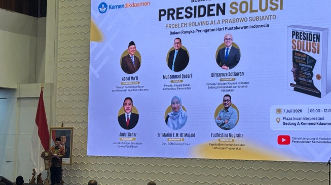 Bedah Buku Presiden Solusi, Abdul Mu'ti Ajak Publik Jangan Cuma Melihat Kekurangan Prabowo