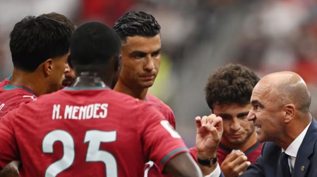 Cristiano Ronaldo resmi mengakhiri karier di Piala Dunia usai Portugal tersingkir dari Spanyol. Meski gagal juara, CR7 mengaku pergi dengan hati tenang. [Dok. FIFA]