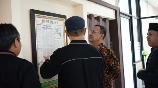 Dompet Dhuafa dan Sensei Kyoichiro Sugimoto dari Chiba Islamic Culture Center melakukan silaturahmi di Gedung Philanthropy Jakarta Selatan, Kamis (25/06/2026). (Dok. Dompet Dhuafa)