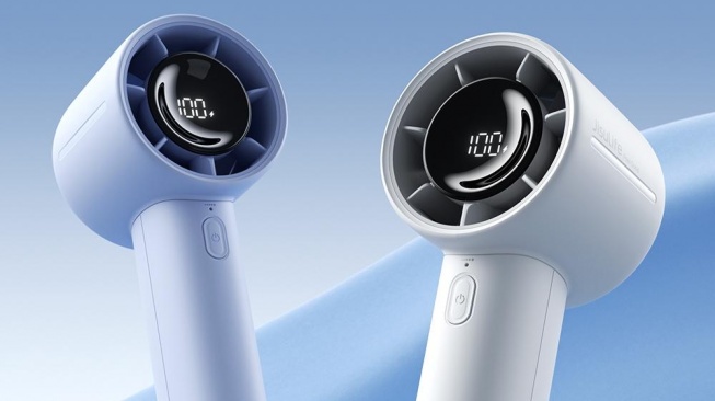 Kipas angin portable - JISULIFE Mini Portable Fan 5000mAh