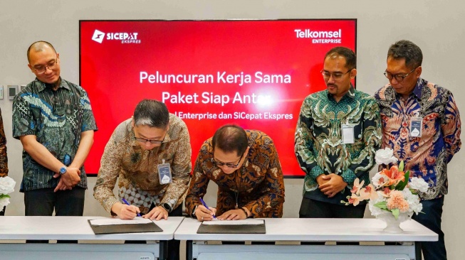 Kolaborasi Telkomsel dan SiCepat. [Telkomsel]